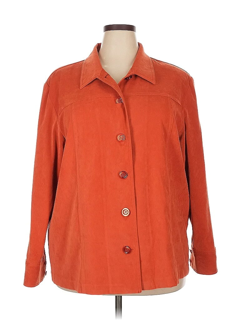 DressBarn Orange Jacket Size 2X - photo 1