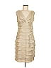 London Times Tan Cocktail Dress Size 8 - photo 1