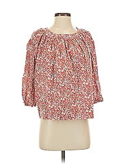 Liberty Art Fabrics For J.Crew 3/4 Sleeve Blouse
