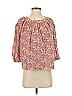 Liberty Art Fabrics for J.Crew 100% Cotton Red 3/4 Sleeve Blouse Size XS - photo 1