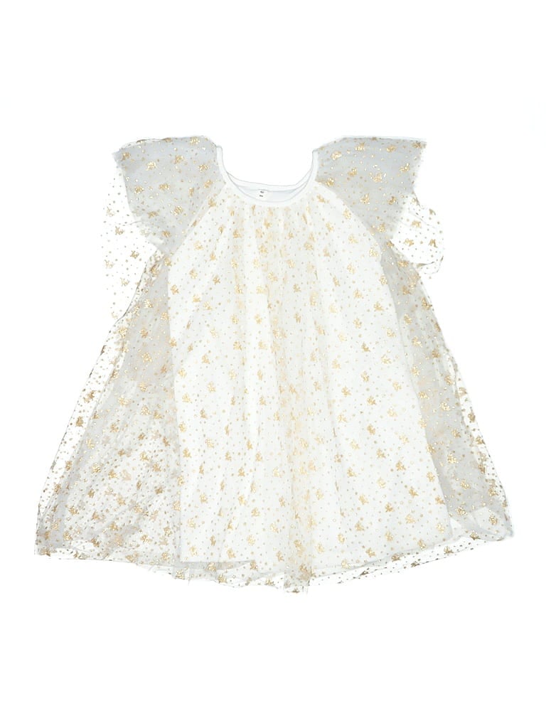 Pre-owned Unbranded Kids' Dress In White