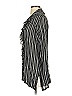 Foravi 100% Polyester Silver Black Long Sleeve Blouse Size S - photo 5