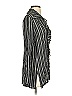 Foravi 100% Polyester Silver Black Long Sleeve Blouse Size S - photo 4