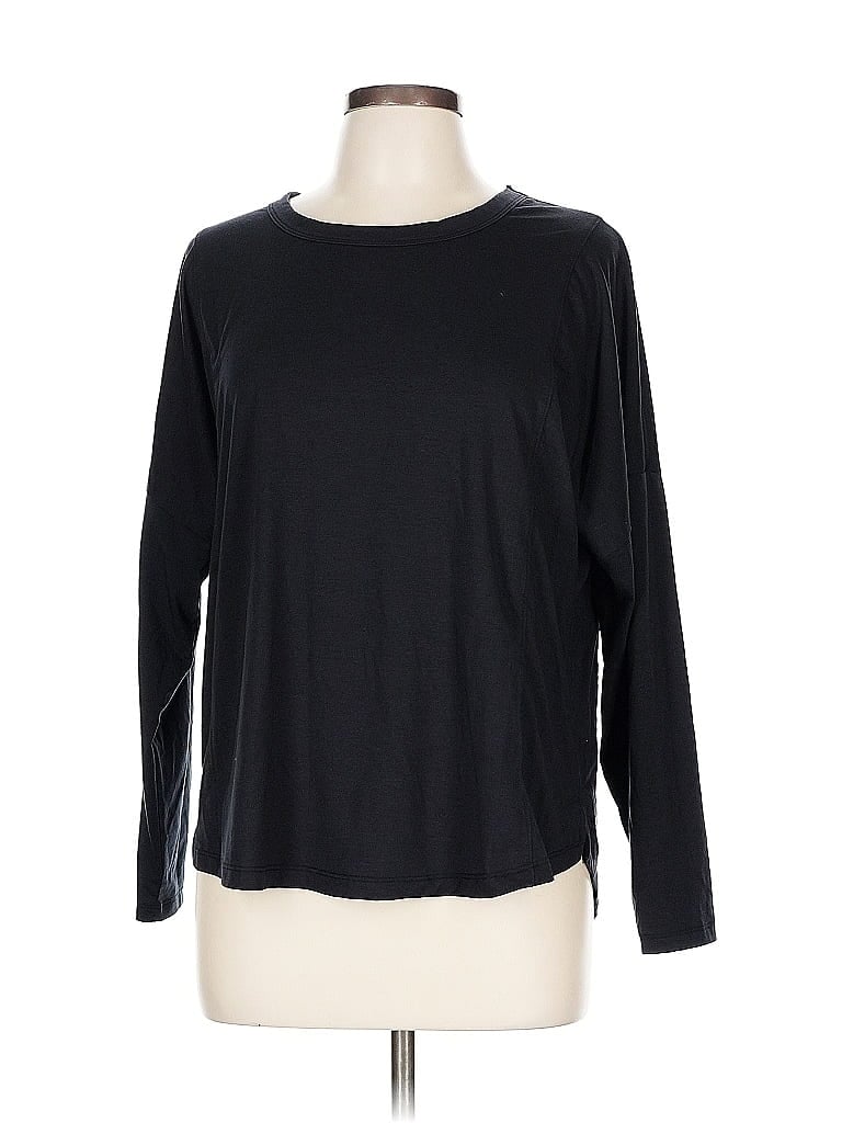 Pre-owned All In Motion 3/4 Sleeve T-shirt In Black