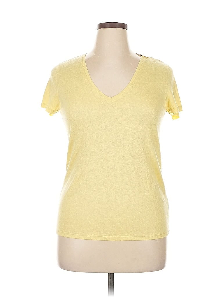 Pre-owned Majestic Filatures Short Sleeve T-shirt In Yellow