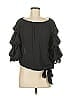 CeCe 100% Polyester Black 3/4 Sleeve Blouse Size M - photo 1