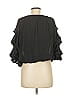 CeCe 100% Polyester Black 3/4 Sleeve Blouse Size M - photo 2