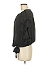 CeCe 100% Polyester Black 3/4 Sleeve Blouse Size M - photo 4