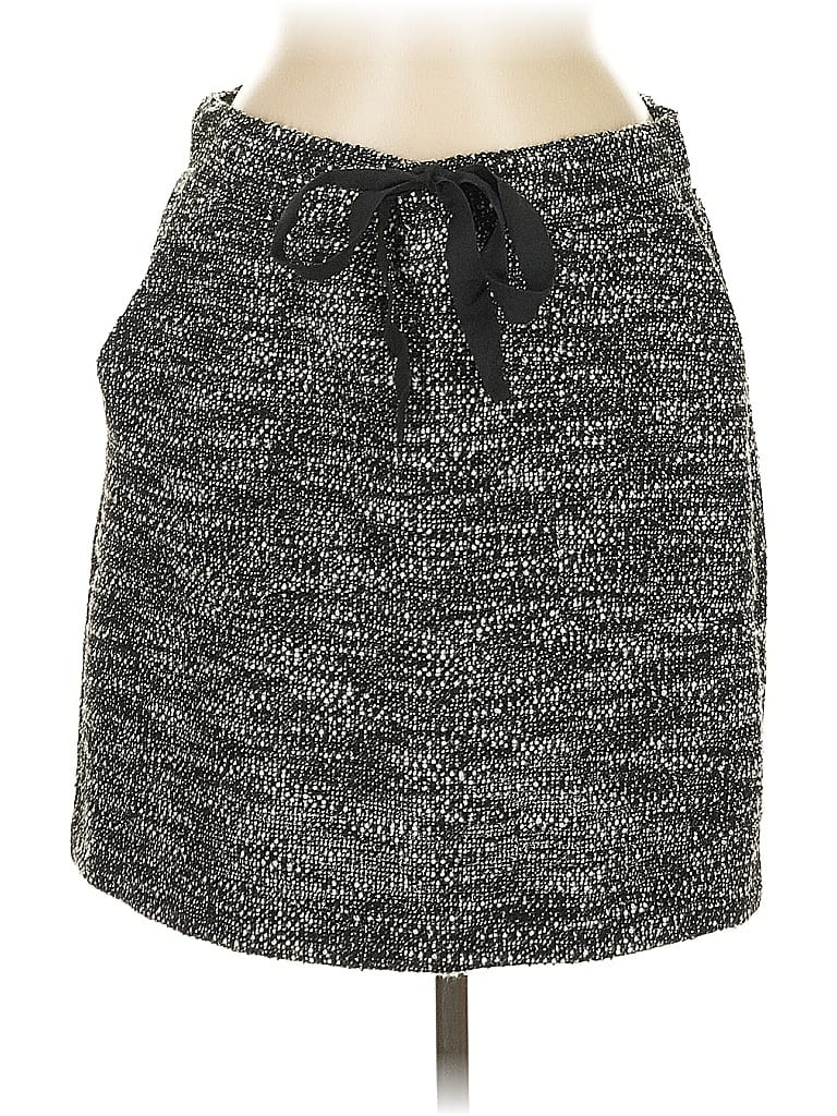 Pre-owned Ann Taylor Loft Casual Skirt In Gray