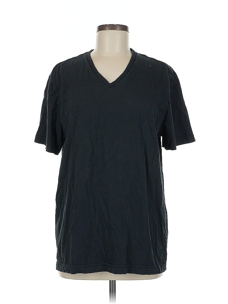 Pre-owned Banana Republic Short Sleeve T-shirt In Black