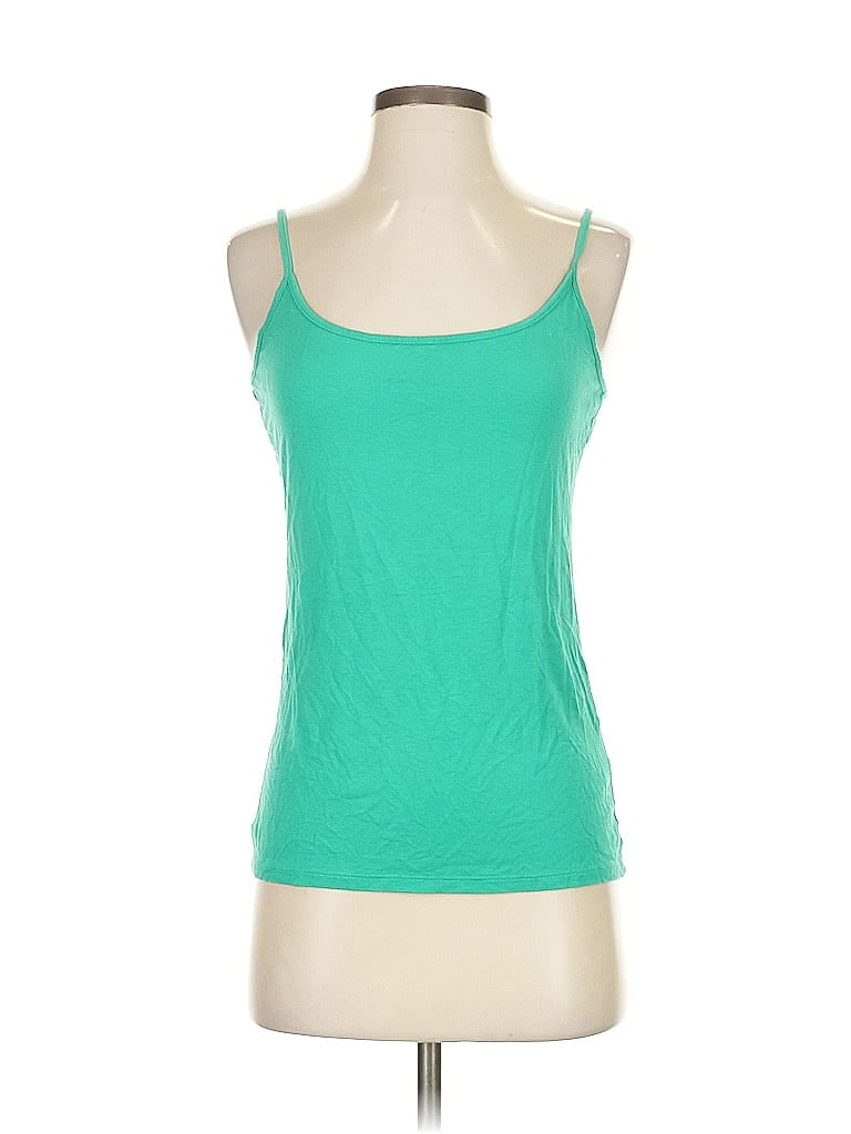 Pre-owned J.crew 365 Tank Top Green Strapless Neckline Tops
