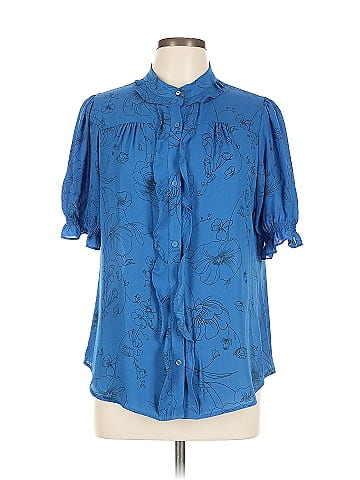 Worthington Short Sleeve Blouse (view 1)