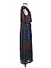 HD in Paris 100% Polyester Plaid Blue Casual Dress Size 2 - photo 3