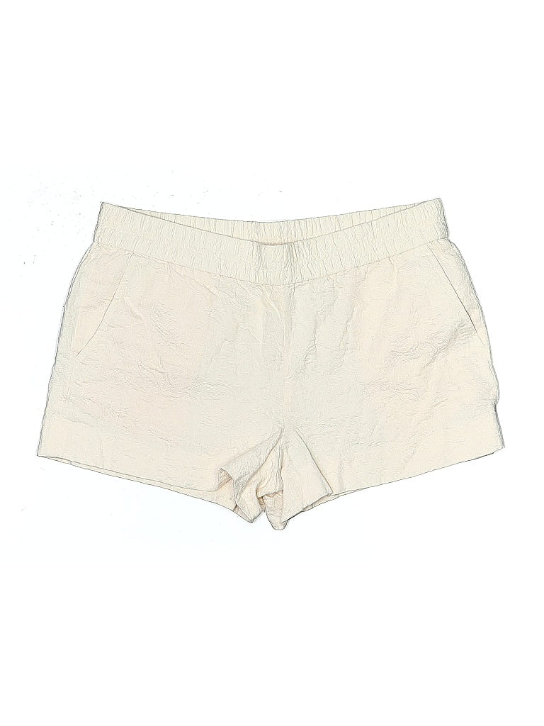 Pre-owned J.crew Factory Store Khaki Shorts In White
