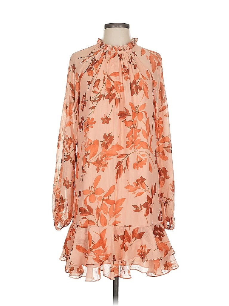 ML Monique Lhuillier Orange Casual Dress Size 4 - photo 1