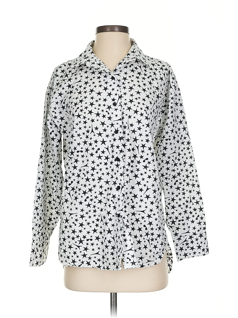 KARL LAGERFELD Pre-owned Long Sleeve Blouse In White