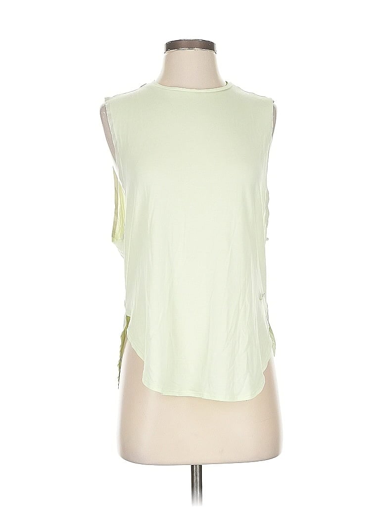 Pre-owned Nike Sleeveless T-shirt In Green