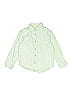 Zara Stripes Green Long Sleeve Button-Down Shirt Size 7 - photo 1