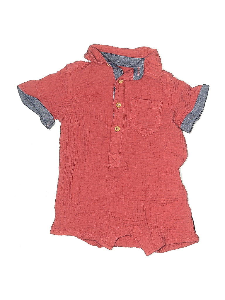 Click to view more detailed imagery on our partner's website Pre-owned Ben Sherman Babies' Short Sleeve Onesie In Red