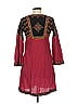 Ritu Kumar Burgundy Casual Dress Size EU 38 / US 8 - photo 2