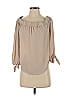 Premise Studio 100% Polyester Tan 3/4 Sleeve Blouse Size XS - photo 1