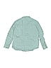 Zara Solid Teal Long Sleeve Button-Down Shirt Size 7 - photo 2