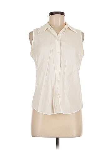 Ann Taylor Sleeveless Button-Down Shirt (view 1)