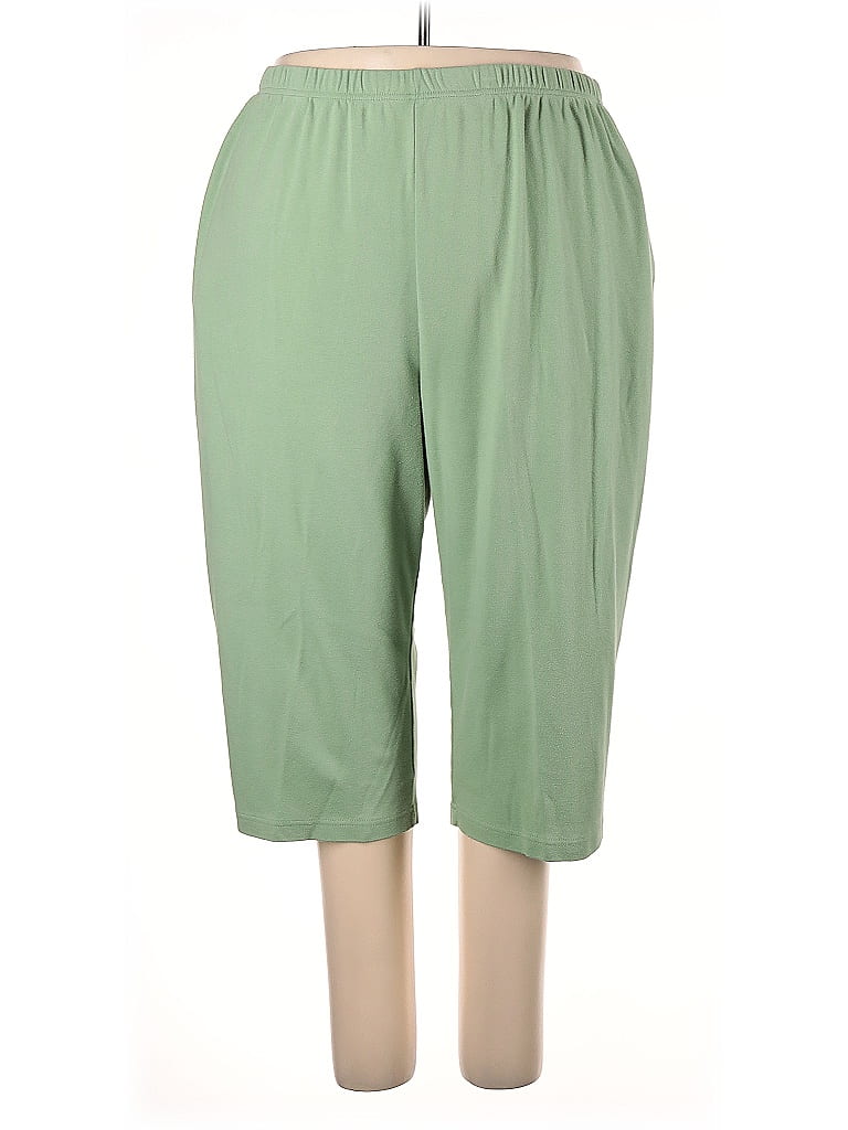 Woman Within Green Casual Pants Size 3X - photo 1