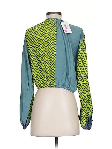 Natalie Martin Long Sleeve Silk Top (view 2)