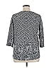 Lucky Brand Gray 3/4 Sleeve Top Size 1X - photo 2