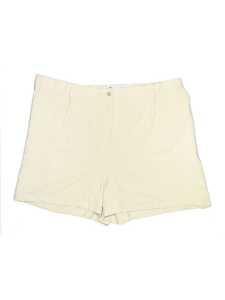 Pre-owned Asos Design Khaki Shorts In White