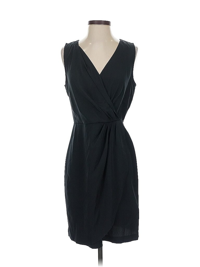 Charming Charlie 100% Polyester Solid Black Cocktail Dress Size S - photo 1
