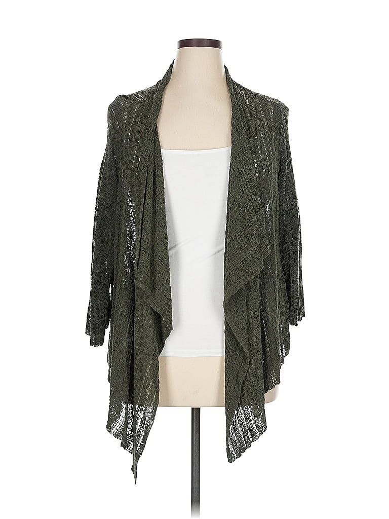 COLDWATER CREEK Pre-owned Cardigan Sweater In Green