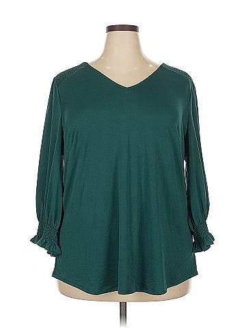 Adrianna Papell 3/4 Sleeve Top (view 1)