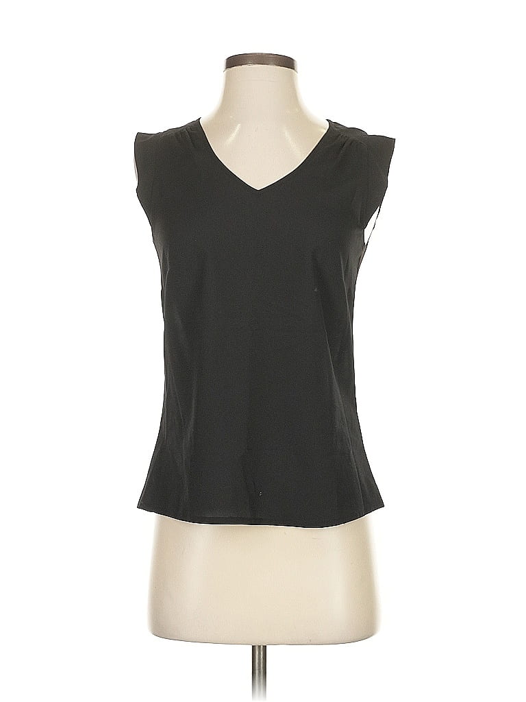 Pre-owned French Connection Sleeveless Blouse In Black