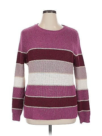 Pink Clover Pullover Sweater (view 1)