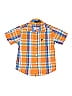 Wrangler Jeans Co Orange Short Sleeve Button-Down Shirt Size S (kids) - photo 1