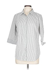 Liz Claiborne Career 3/4 Sleeve Button Down Shirt