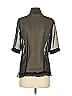 Norma Kamali 100% Polyester Black Short Sleeve Blouse Size XS - photo 2