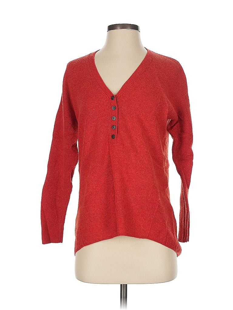 Pre-owned Madewell Pullover Sweater In Red
