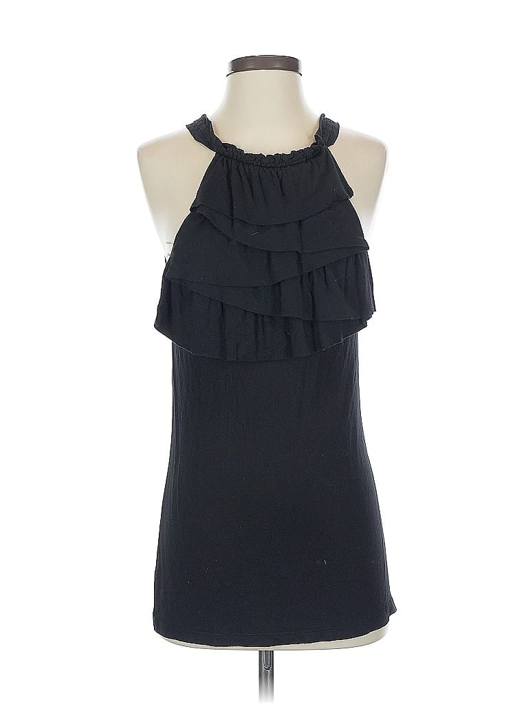 Pre-owned Mossimo Tank Top Black Halter Neckline Tops