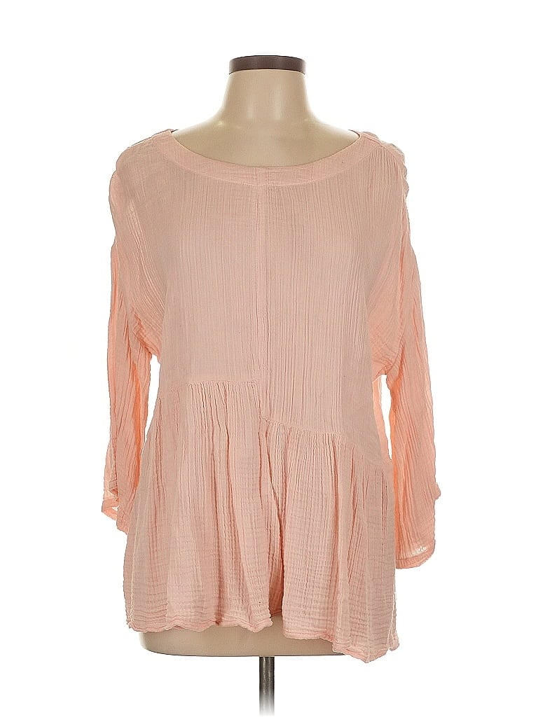 Click to view more detailed imagery on our partner's website Pre-owned Caslon Long Sleeve Blouse In Pink