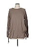 Easel 100% Cotton Brown Long Sleeve T-Shirt Size M - photo 1