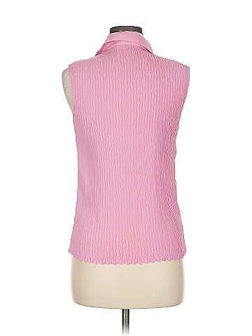 E.C. Designs Sleeveless Button-Down Shirt (view 2)
