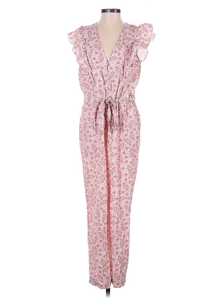 Pre-owned La Vie Rebecca Taylor Jumpsuit In Pink
