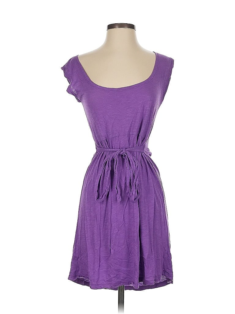 Pre-owned Threads 4 Thought Casual Dress In Purple