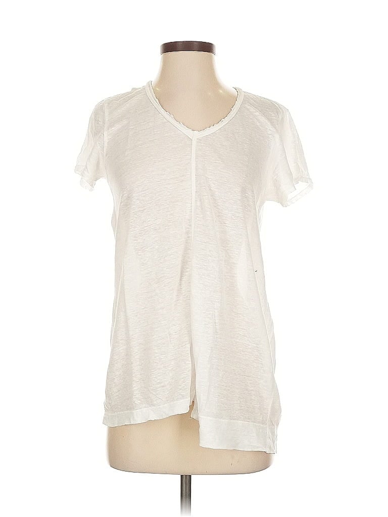 Pre-owned Wilt Short Sleeve Henley Shirt In White