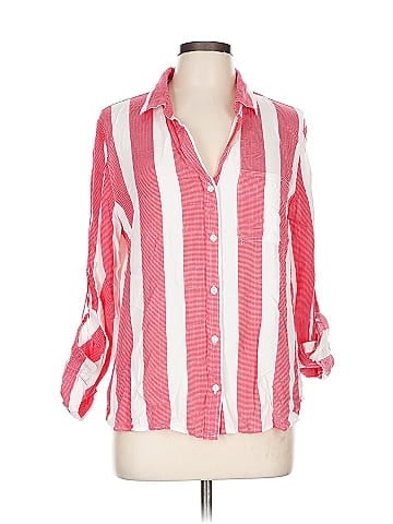 Velvet Heart 3/4 Sleeve Button-Down Shirt (view 1)