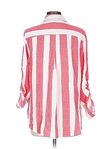 Velvet Heart 3/4 Sleeve Button-Down Shirt (view 2)