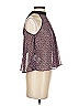 BCBGeneration 100% Polyester Purple Sleeveless Blouse Size XXS - photo 4